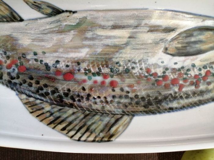 Highland Stoneware Scotland Salmon Dish