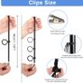 Elastic Nylon Backdrop Clamps Holder Background Clips for Video Photography Background Support, Canvas, Creation and Home Use Image 6