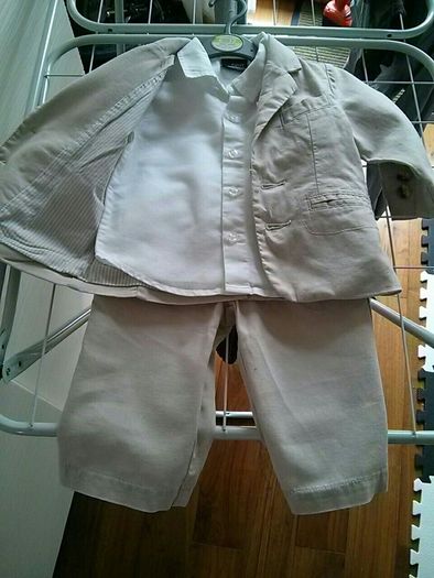 Boy's linen suit set 6-9mo by Next