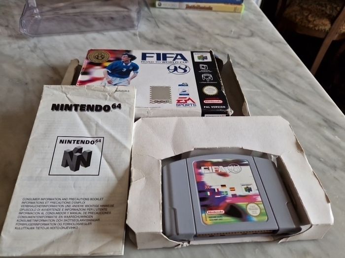 Fifa 98 Road to World Cup N64 Nintendo 64 Games Original