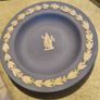 Wedgwood Jasperware Compote pedestal or Candy Dish - Vintage Jasperware - Marked Image 5