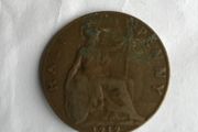 Rare old coin - British Halfpenny 1919