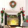 Green Christmas Garland Decorations,50Feet/15.5 M Christmas Tinsel Garland Artificial Greenery Garland Decorations (FREE POSTAGE) Image 5
