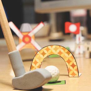 Crazy Golf Stationery Set of 6