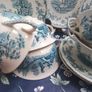 Mason's " Romantic" Soup Coups & Saucers Image 3