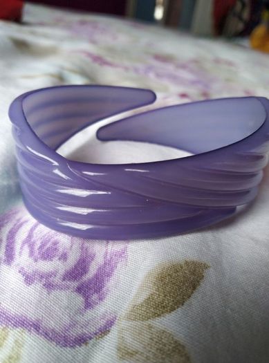 Retro Ripple "Buch and Deichmann" Cuff Bracelet.(1960's)