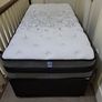 Single Divan bed base and mattress Image 4