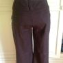 BNWT Chocolate Brown Linen Trousers Size 10 Image 3