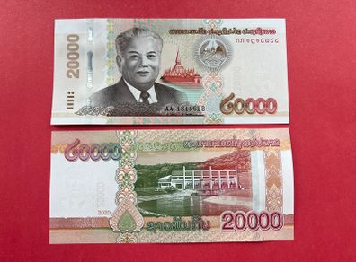 Lao / Laos. 20000  Kip 2020. Pick 45.  ( Uncirculated )