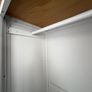 Doune 3dr wardrobe/Taupe & Oak/Excellent Condition Image 5