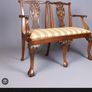 Antique Mahogany Chippendale Love Seat Image 6