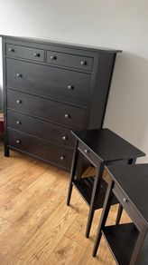 IKEA tall chest of drawers & bedside lockers