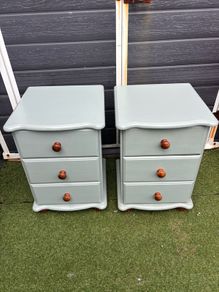 Bedside lockers pair