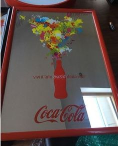 Coca Cola Mirror Italian 37.5 cm x 52.5 cm
