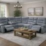 New Ashford Truffle Micro Fabric Recliner Sofa Image 7