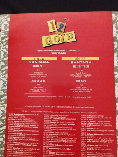 Santana 12 inch Gold