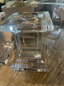 two candle holders
