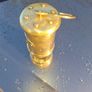old Welsh brass miners lamp Image 2