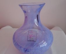 Caithness vase.Vintage glass,Handmade glass vase,Home decor,Gift.
