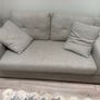 Couch with chaise and foot stool Image 7