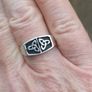 Heavy Celtic Knot Ring and Stuart Harper Brooch Image 3