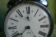 Vintage Smiths Alarm Clock DOUBLE BELL - Works