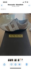 Gucci leather sneakers