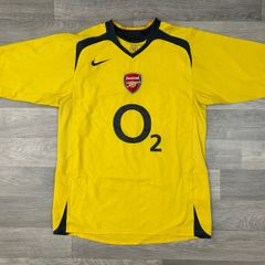 Genuine Vintage 2005 Nike Arsenal London Away Jersey Shirt Mens Medium