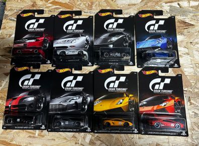 Hot Wheels Gran Turismo 1-8 Set