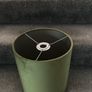 New Cylindrical Green Velvet Table Lamp Shade Image 2