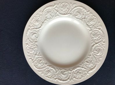 Wedgewood Cream Embossed Plate