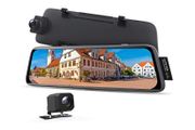 Mirror Dashcam 1080P Dual Dashcam Front Rear with GPS Tracking, Night Vision, Parking Mode, 9.35 Inch Full Touch Screen Rear-view Mirror with Rear View Camera