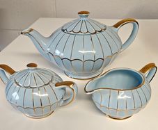 Elegant Vintage Sadler Baby Blue Tea Set