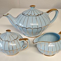 Elegant Vintage Sadler Baby Blue Tea Set