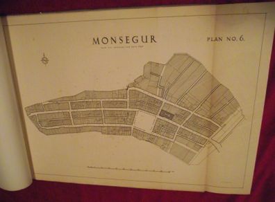 8 X 19th Century French walled city plans - 1816 to 1845