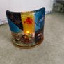 Fused Glass Candle Shelter night lighte candle holder Image 5