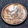 Ireland 1968 1d Penny Beautiful Uncirculated with Amazing Rainbow Toning Image 3