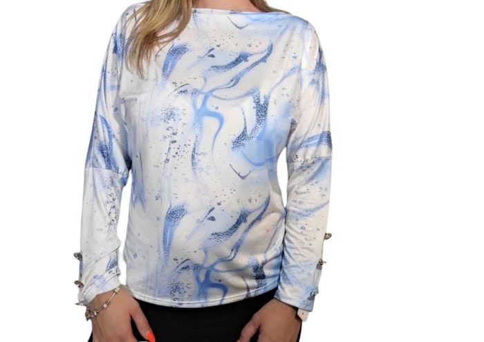 Patterned Long sleeved top