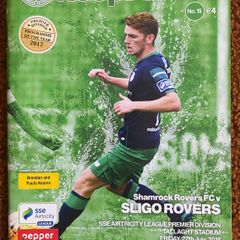 2018 Shamrock Rovers v Sligo Rovers - SSE Airtricity League Premier Division Programme
