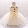 New Baby Girl Birthday Baptism Princess Floral Dress size 18-24 months Image 3