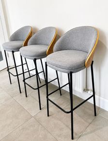 Kave Home Eamy Kitchen/ Bar Stool X 4