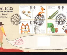 2006 Great Britain Animal Tales Commemorative Stamps Addressed First Day Cover (FDC) with Edinburgh pictorial cancel