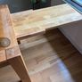 Solid oak dining table Image 5
