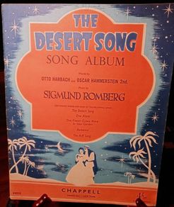 1954 The Desert Song Song Album Sheet Music Book.
