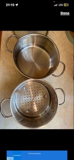 Steamer Cookware Set with Glass Lid Handles Stainless Steel Pan Kitchen Home Cook Chef Healthy Veg Cooking Housewarming induction ceramic gas electric