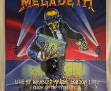 Megadeth "Live At Wembley Arena, London 1990" Vinyl Album