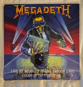 Megadeth "Live At Wembley Arena, London 1990" Vinyl Album