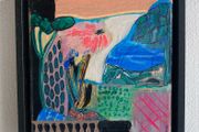 Framed Original Painting Contemporary Art  Irish Art Gift
