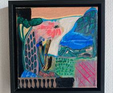 Framed Original Painting Contemporary Art  Irish Art Gift