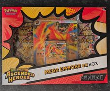 FREE Tracked Shipping. Pokemon Ascended Heroes Mega Emboar ex box
